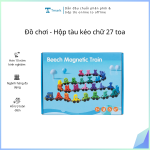 Đồ chơi - Hộp tàu kéo chữ 27 toa ( Kiện 48 cái)