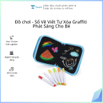 Đồ chơi - Sổ Vẽ Viết Tự Xóa Graffiti Phát Sáng Cho Bé (Kiện 100 cái)