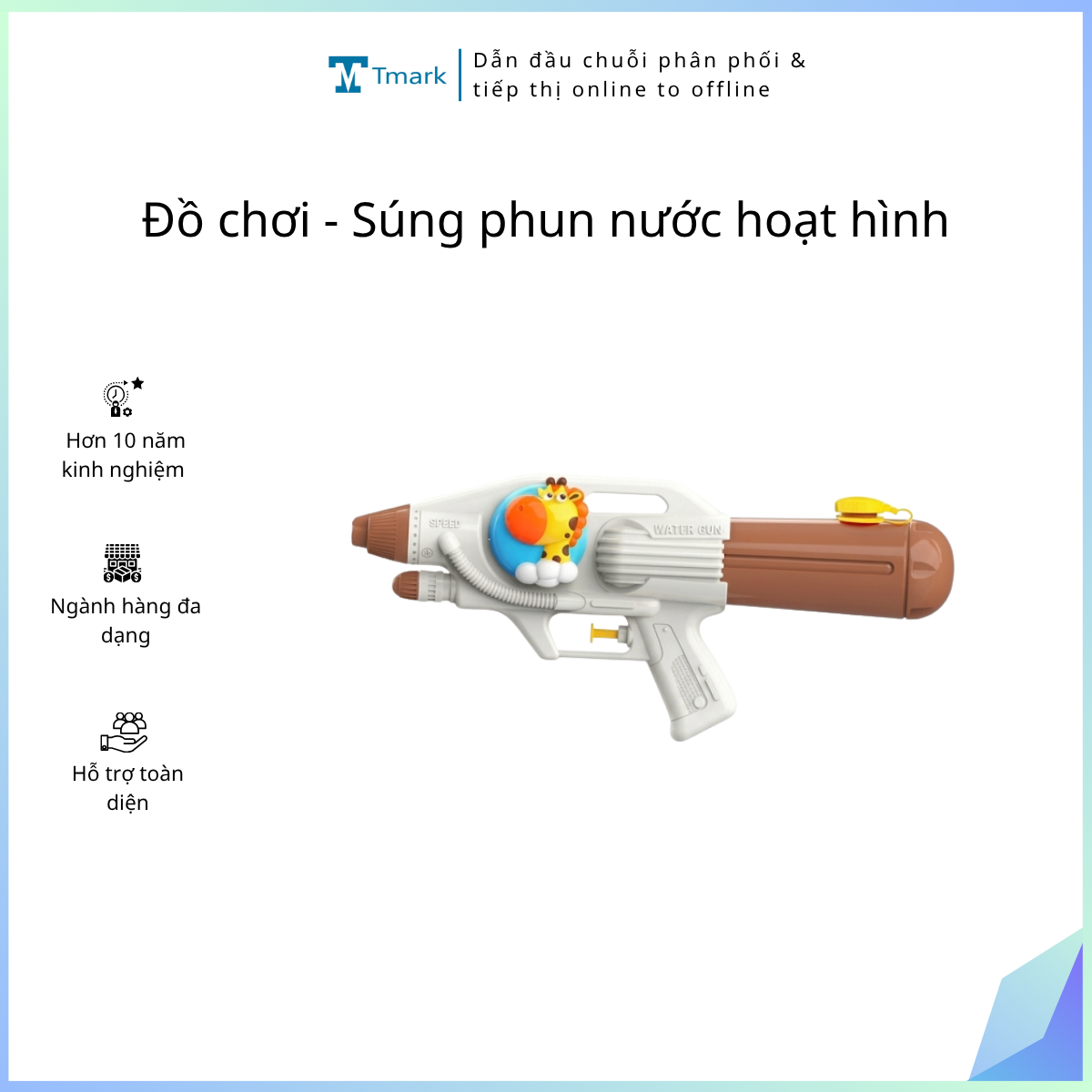 Do-choi-Sung-phun-nuoc-hoat-hinh-Kien-168-cai- Đồ chơi - Súng phun nước hoạt hình (Kiện 168 cái) - Ảnh 1