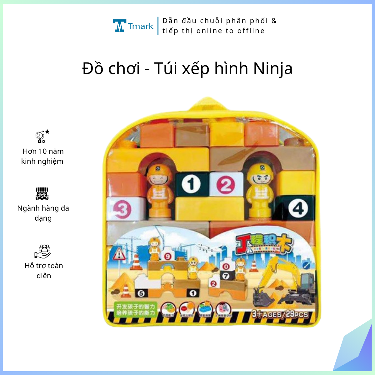 Do-choi-Tui-xep-hinh-Ninja-Kien-96-cai- Đồ chơi - Túi xếp hình Ninja ( Kiện 96 cái) - Ảnh 1