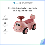 Đồ chơi: Xe chòi chân cho bé, có 4 bánh chất liệu: nhựa + sắt