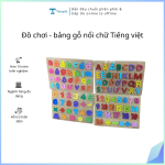 Đồ chơi - bảng gỗ nổi chữ Tiếng việt ( Kiện 100 cái)