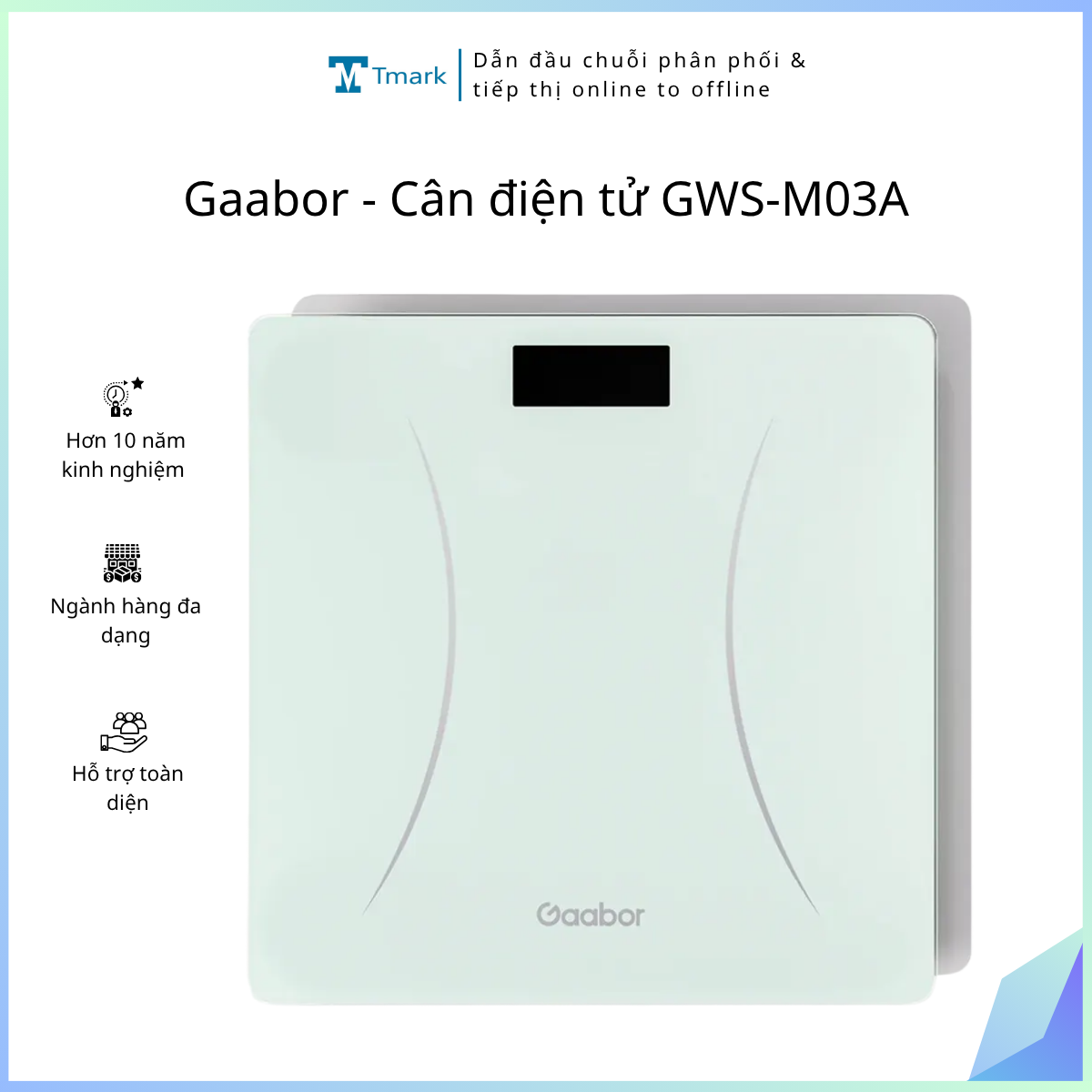 Gaabor-Can-dien-tu-GWS-M03A-Kien-20-cai- Gaabor - Cân điện tử GWS-M03A (Kiện 20 cái) - Ảnh 1