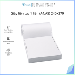 Giấy liên tục 1 liên (A4,A5) 240x279
