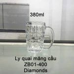 Hộp 6 ly quai mãng cầu ZB01-400 380ml (Kiện 8 hộp)