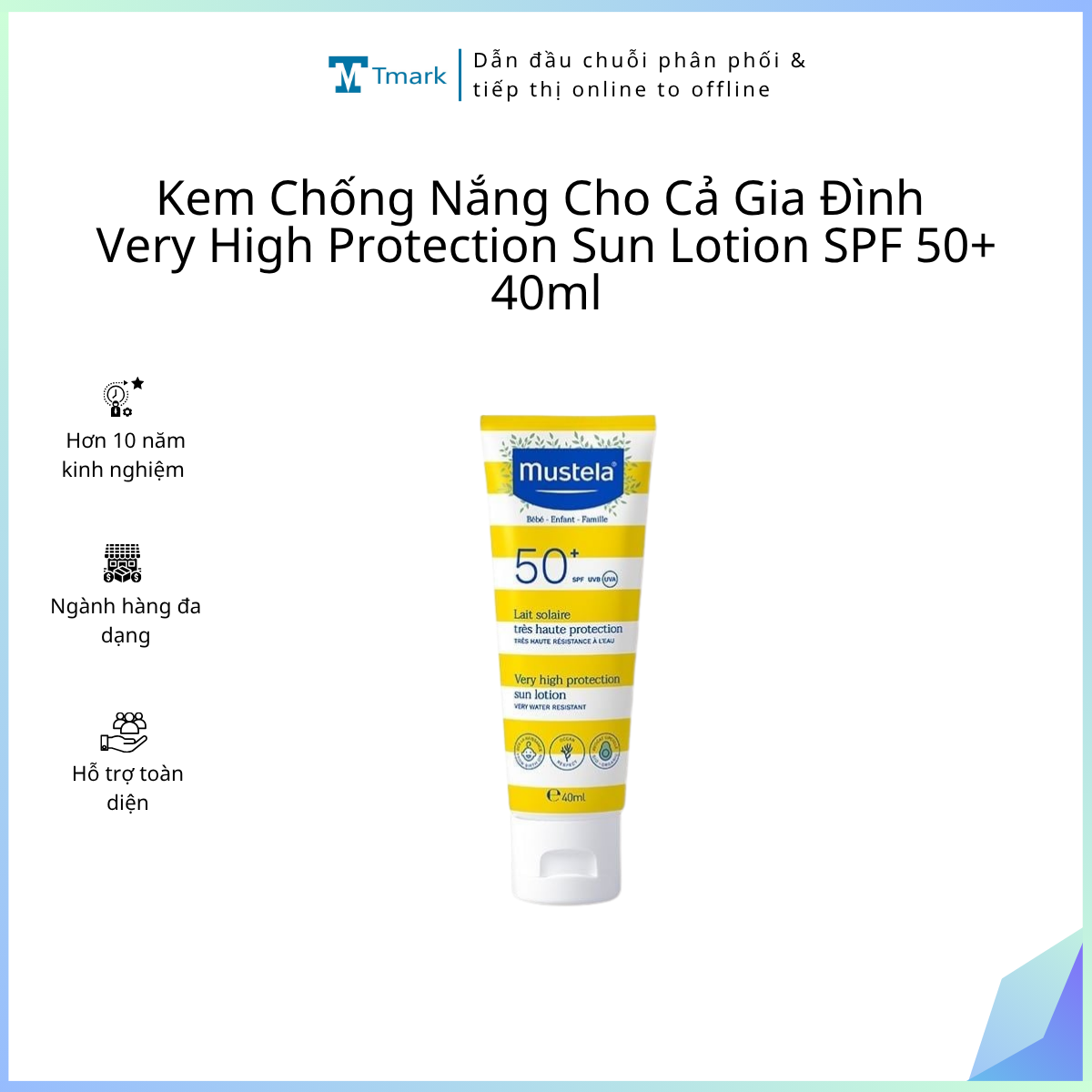 Kem-Chong-Nang-Cho-Ca-Gia-Dinh-Very-High-Protection-Sun-Lotion-SPF-50-40ml-Kien-50-tuyp- Kem Chống Nắng Cho Cả Gia Đình Very High Protection Sun Lotion SPF 50+ 40ml ( Kiện 50 tuýp) - Ảnh 1