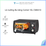 Lò nướng đa năng Comet 10L CM6510( Kiện 4 cái)