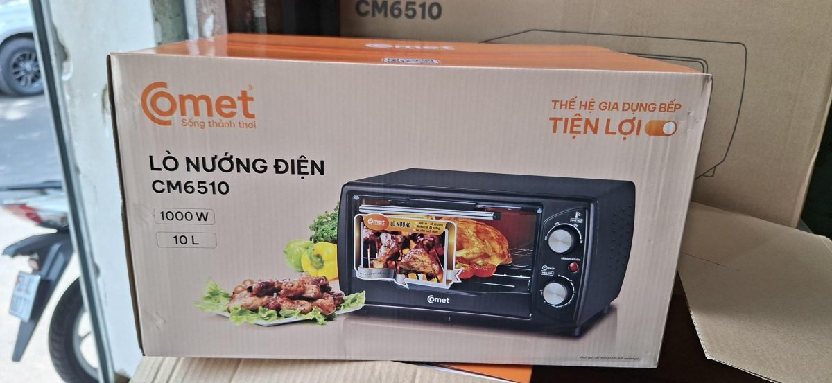 Lò nướng đa năng Comet 10L CM6510( Kiện 4 cái) - Ảnh 3