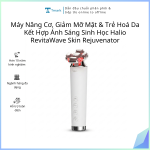 Máy Nâng Cơ, Giảm Mỡ Mặt & Trẻ Hoá Da Kết Hợp Ánh Sáng Sinh Học Halio RevitaWave Skin Rejuvenator