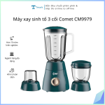 Máy xay sinh tố 3 cối Comet CM9979 (Kiện 6 cái)