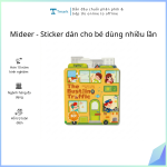 Mideer - Sticker dán cho bé dùng nhiều lần ( Kiện 80 cái )