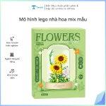 Mô hình lego nhà hoa mix mẫu (Kiện 72 cái)