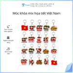 Móc khóa mix họa tiết Việt Nam (Kiện 200 cái)