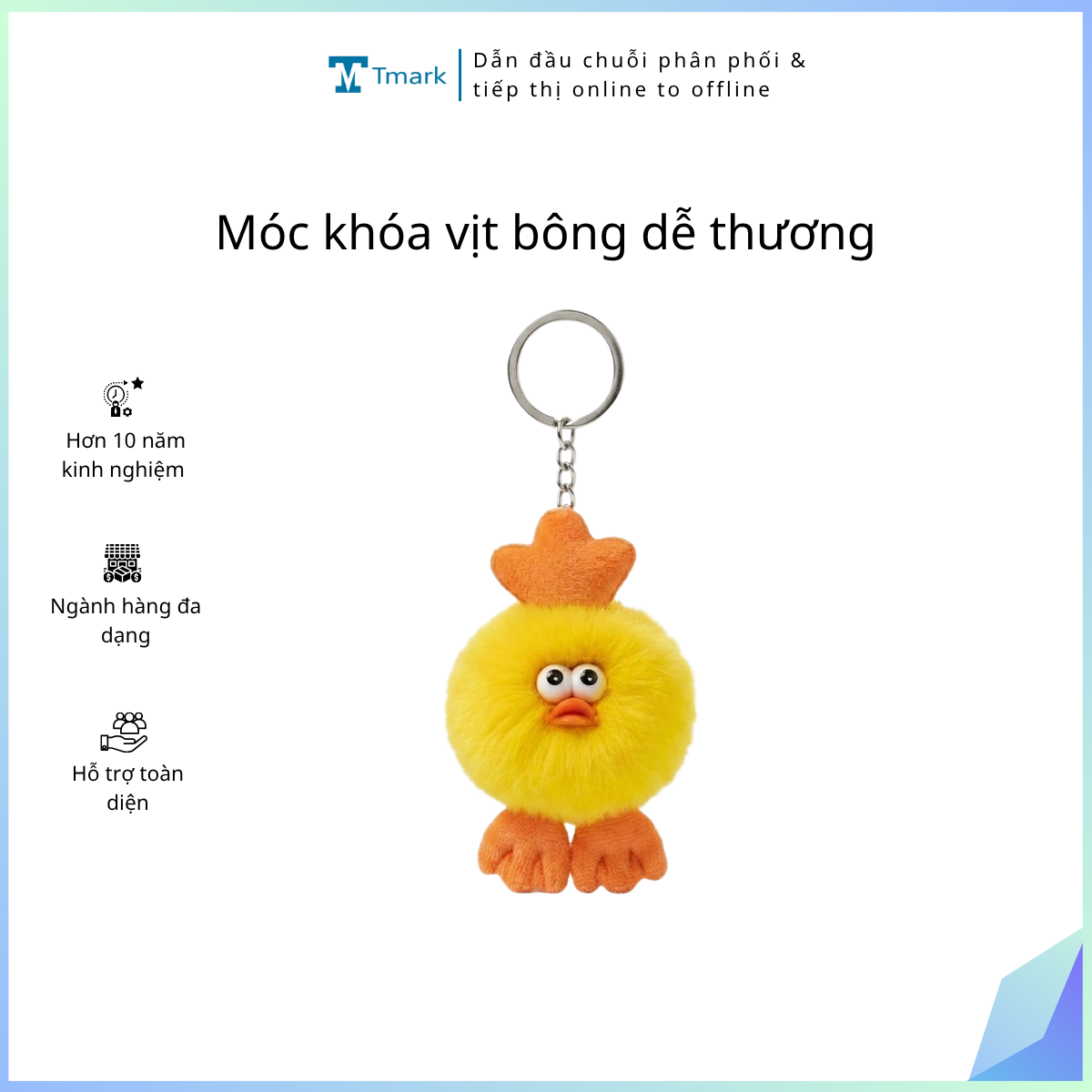 Moc-khoa-vit-bong-de-thuong-Kien-500-cai-1 Móc khóa vịt bông dễ thương (Kiện 500 cái) - Ảnh 1