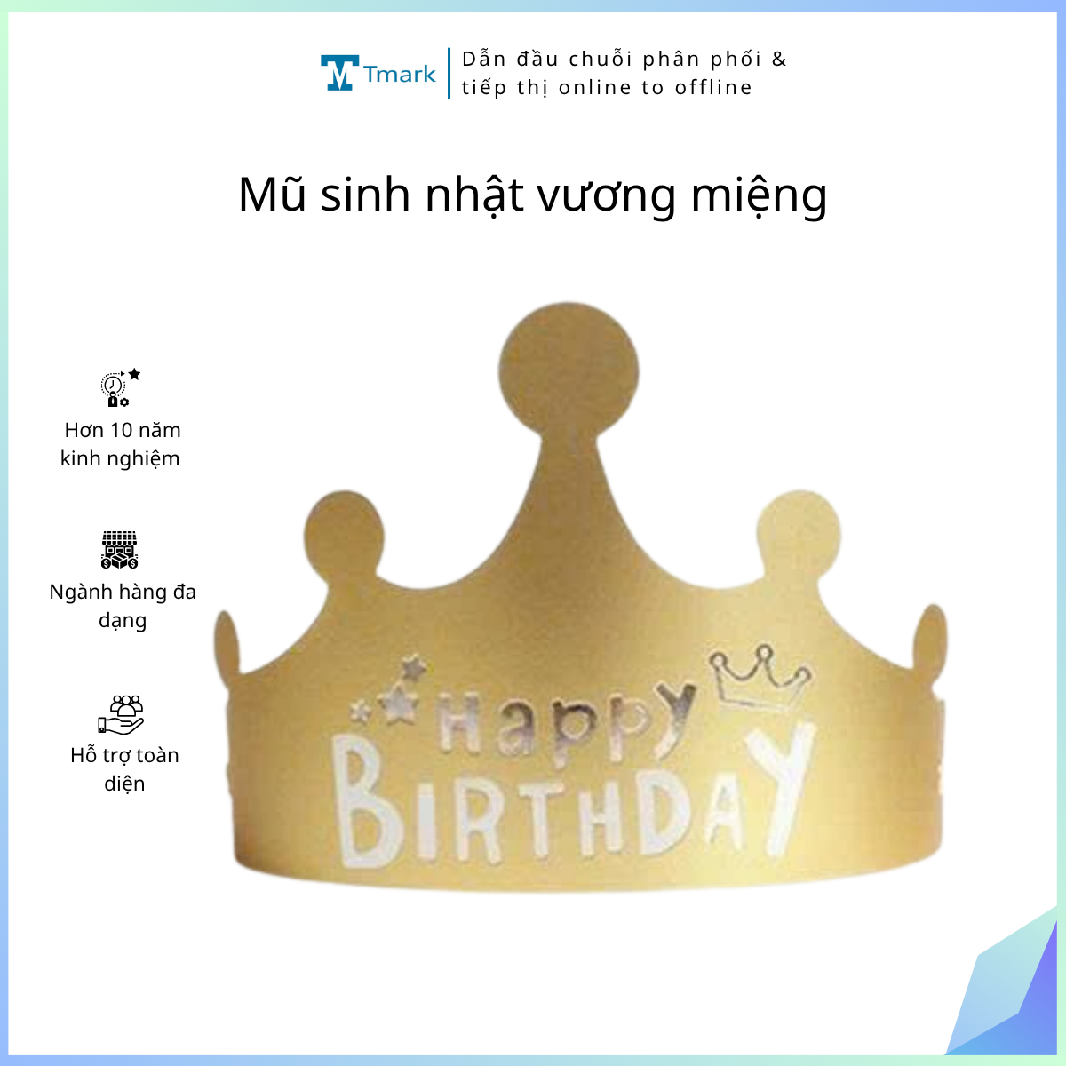 Mu-sinh-nhat-vuong-mieng-Kien-500-cai- Mũ sinh nhật vương miệng (Kiện 500 cái) - Ảnh 1