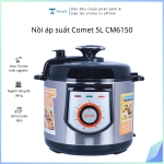 Nồi áp suất Comet 5L CM6150 (Kiện 2 cái)