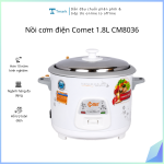Nồi cơm điện Comet 1.8L CM8036 (Kiện 4 cái)