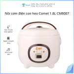 Nồi cơm điện con heo Comet 1.8L CM8007 (Kiện 4 cái)