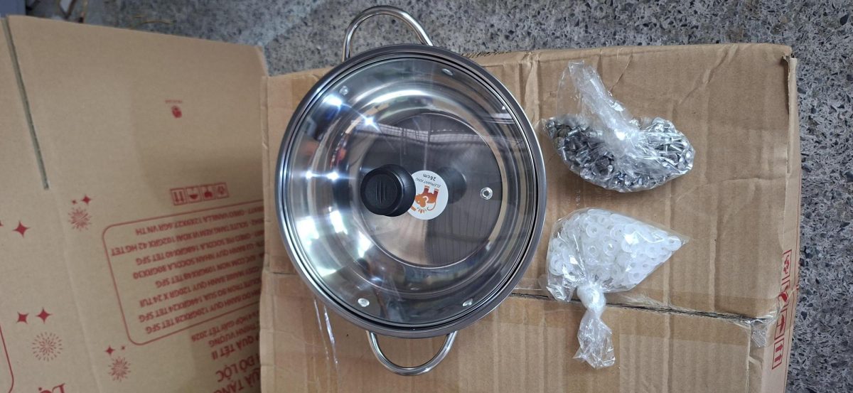 Nồi sup inox nắp thủy tinh 26cm (Kiện 180 cái) - Ảnh 2