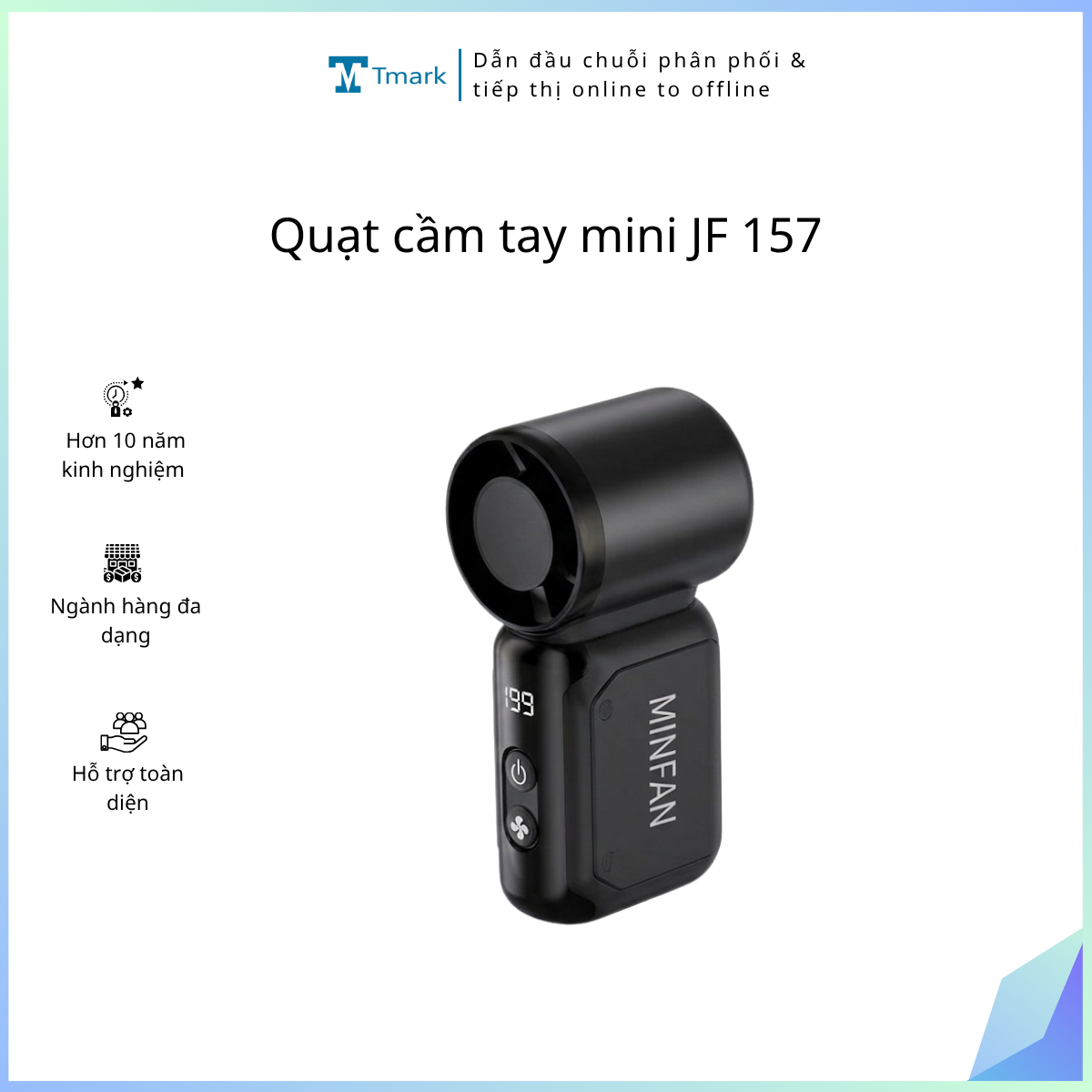 Quat-cam-tay-mini-JF-157-Kien-100-cai- Quạt cầm tay mini JF 157 ( Kiện 100 cái) - Ảnh 1