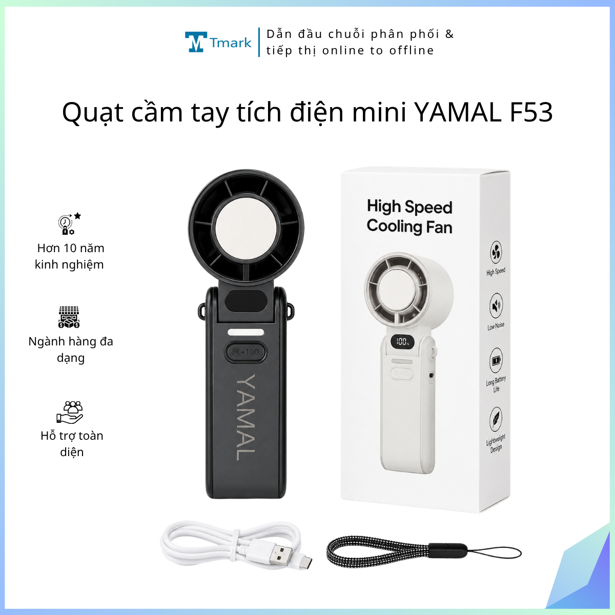 Quat-cam-tay-tich-dien-mini-YAMAL-F53-Kien-191-cai- Quạt cầm tay tích điện mini YAMAL F53 (Kiện 191 cái) - Ảnh 1