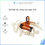 Set kẹp tóc càng cua ngọc trai (Kiện 250 set)
