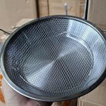 Set khay kèm vỉ lọc dầu inox 20cm (Kiện 200 bộ)