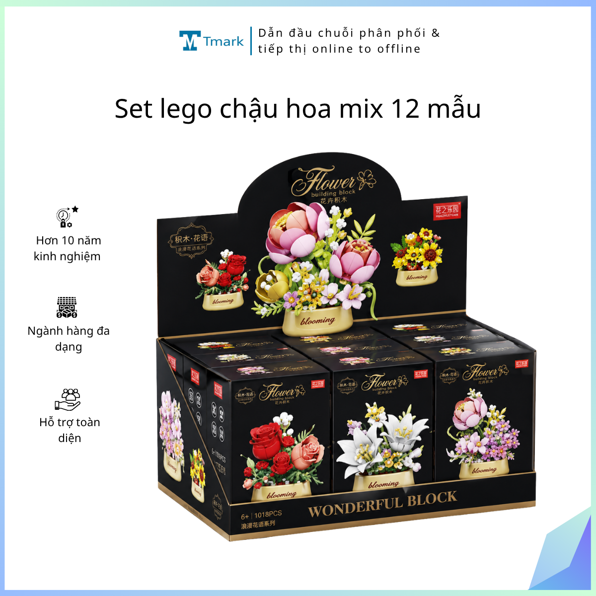 Set-lego-chau-hoa-mix-12-mau-Kien-10-set-1 Set lego chậu hoa mix 12 mẫu (Kiện 10 set) - Ảnh 1