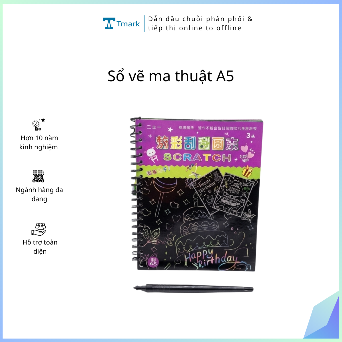 So-ve-ma-thuat-A5-Kien-420-quyen- Sổ vẽ ma thuật A5 (Kiện 420 quyển) - Ảnh 1