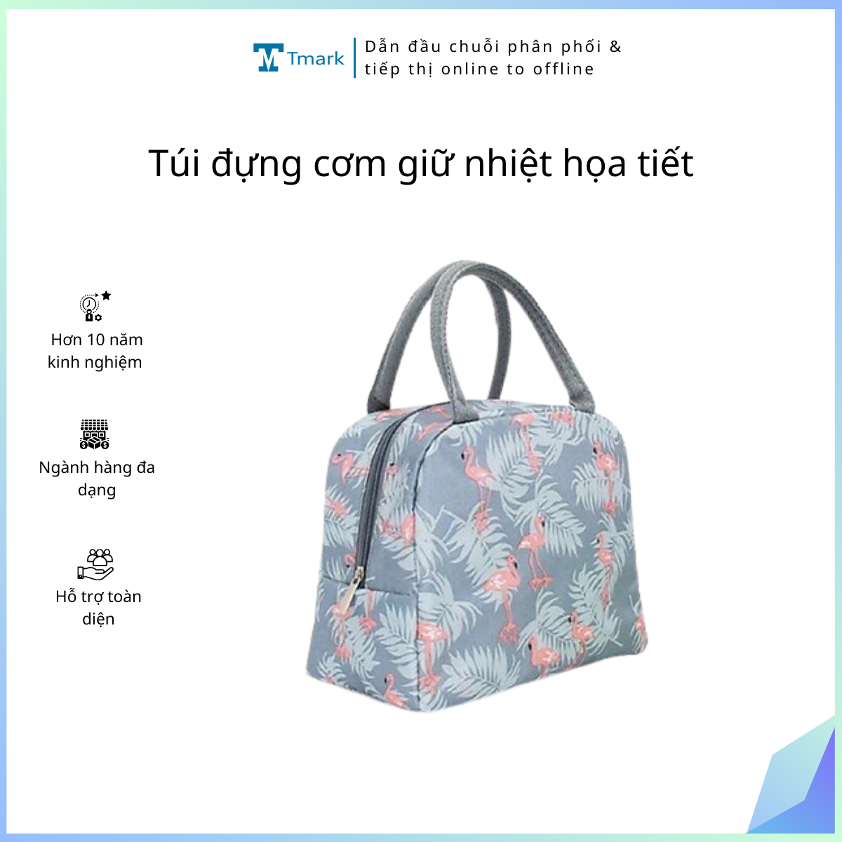 Tui-Dung-Com-Giu-Nhiet-Hoa-Tiet-Tmark-Kem-Quai-Xach-Tien-Loi-kien-300-cai-_TDCGNHT Túi Đựng Cơm Giữ Nhiệt Họa Tiết Tmark Kèm Quai Xách Tiện Lợi (kiện 300 cái) - Ảnh 1