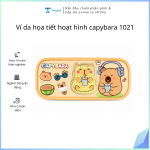 Ví da họa tiết hoạt hình capybara 1021 (Kiện 180 cái)