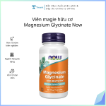 Viên magie hữu cơ Magnesium Glycinate Now