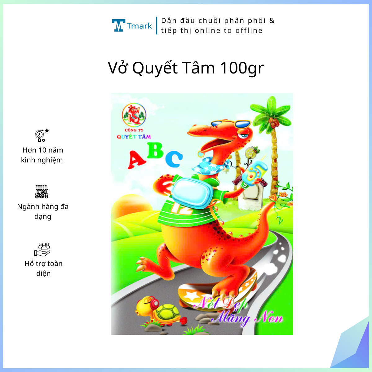 Vo-Quyet-Tam-100gr-96tr-th100q-200tr-th50q- Vở Quyết Tâm 100gr (96tr/th100q) (200tr/th50q) - Ảnh 1