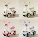 Xe chòi 4 bánh dễ thương cho bé (Kiện 8 cái)