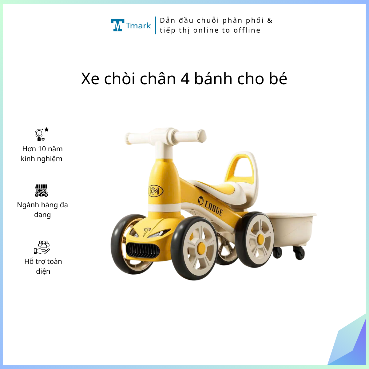 Xe-choi-chan-4-banh-cho-be-Kien-8-chiec- Xe chòi chân 4 bánh cho bé ( Kiện 8 chiếc) - Ảnh 1