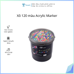Xô 120 màu Acrylic Marker (Kiện 24 bộ)