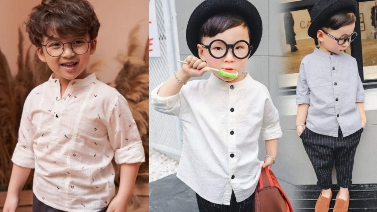áo sơ mi trẻ em
