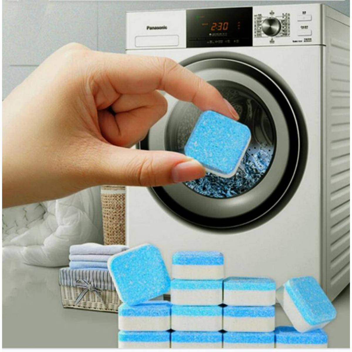 cách sử dụng viên tẩy máy giặt