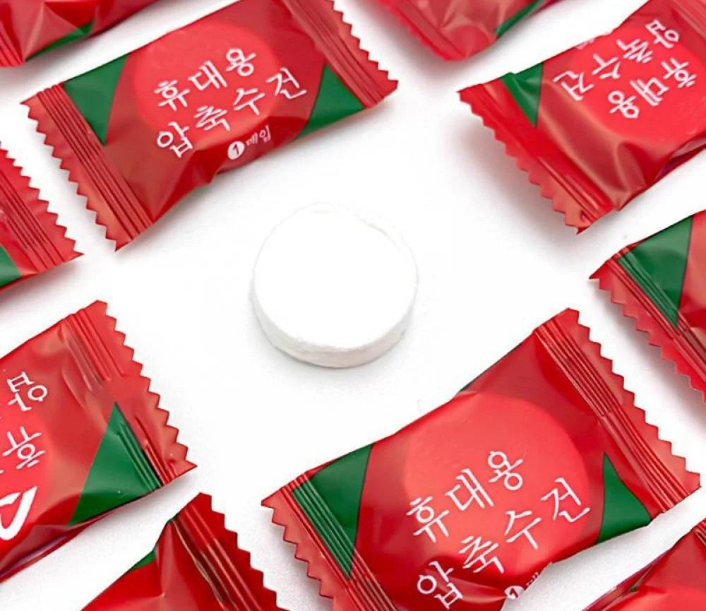 khăn nén hàn quốc