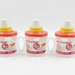 [Hàng Nhật] Cốc tập uống có vòi hút màu cam Tmark (Kiện 10 cái)