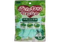 [Hàng Nhật] Găng tay từ cao su thiên nhiên Okamoto màu xanh size M Tmark (Kiện 10 cái)