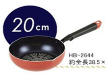 [Hàng Nhật] Chảo chống dính mặt đá kim cương Pearl 20cm dùng được bếp từ Tmark (Kiện 10 cái)