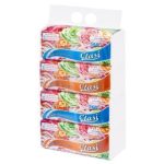 [Giấy My Lan] Giấy Rút Clasi Hoa Hồng 195 (4 gói/xách) Tmark