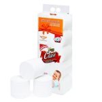 [Giấy My Lan] Giấy Vệ Sinh Clasi 4 Lớp không lõi (10 Cuộn/Xách) Tmark