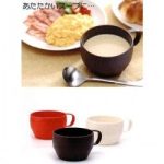 [Hàng Nhật] Cốc súp màu nâu Inomata Tmark (Kiện 10 cái)