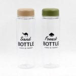 [Hàng Nhật] Bình uống nước có nắp đậy 500ml (nắp xanh, nâu) Tmark (Kiện 10 cái)