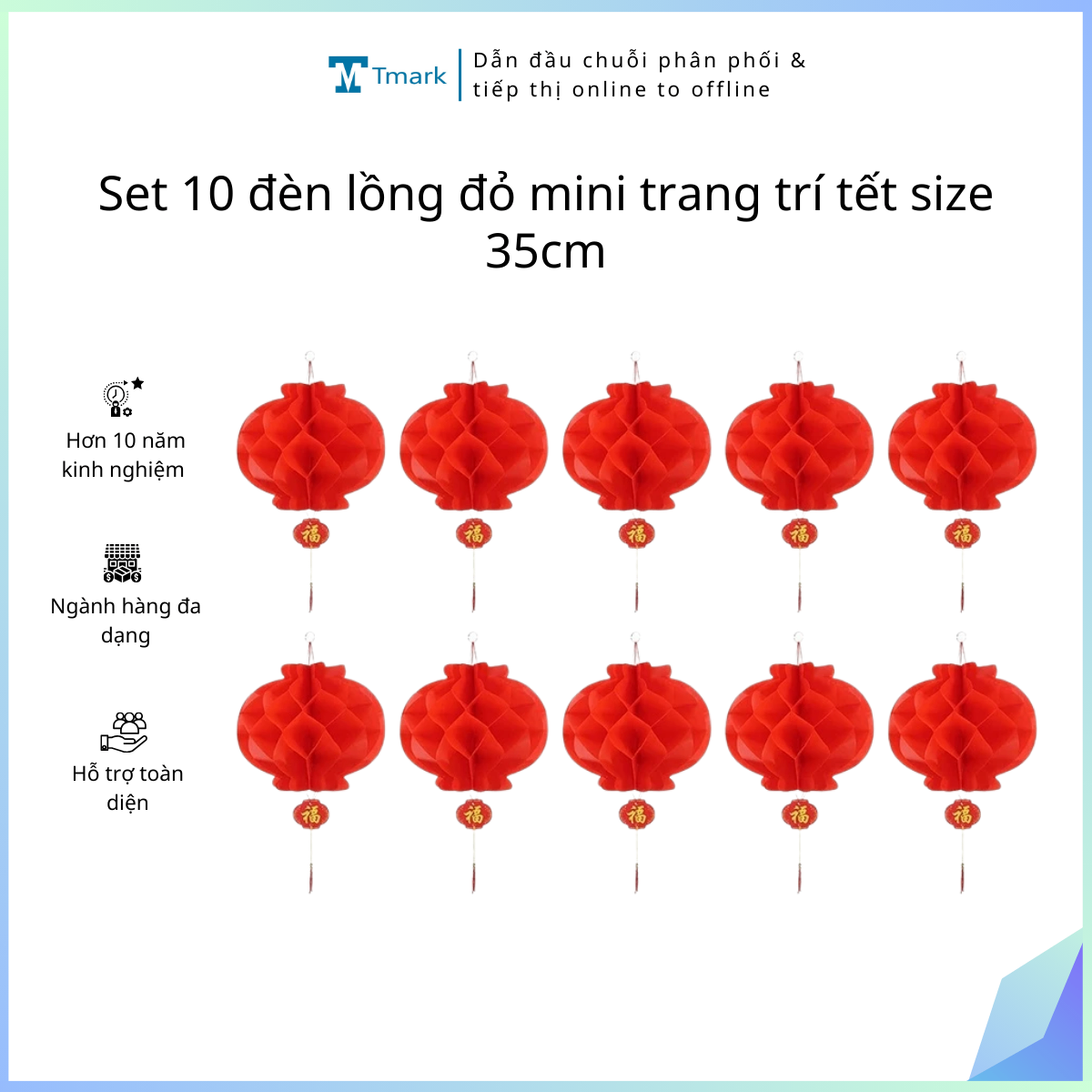 20260129_bO3hM702Dp Set 10 đèn lồng đỏ mini trang trí tết size 35cm Tmark (Kiện 100 set)(Hàng nguyên kiện) - Ảnh 1