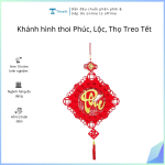 Khánh hình thoi Phúc, Lộc, Thọ Treo Tết Tmark ( Kiện 300 cái)