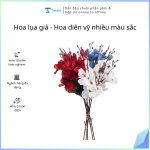 Hoa lụa giả - Hoa diên vỹ nhiều màu sắc Tmark (kiện 250 cành)