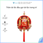Thần tài lắc đầu gọi tài lộc trang trí Tmark (Kiện 100 cái)